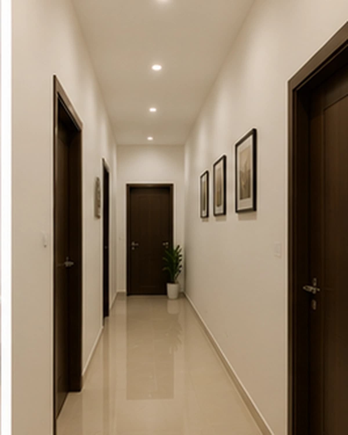 Representative hallway and passage painting visual in Hyderabad