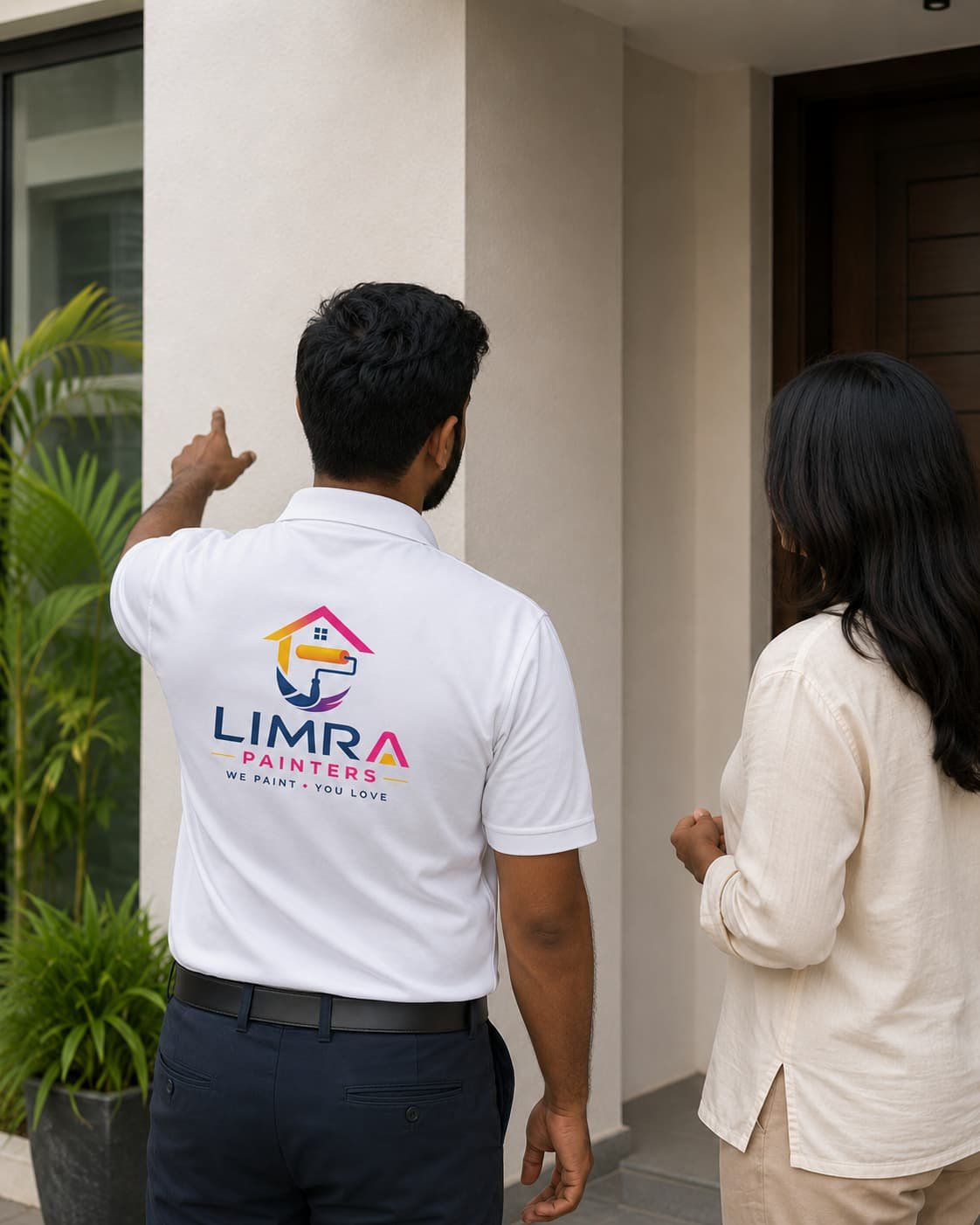 Limra Painters site inspection and painting consultation in Attapur Hyderabad