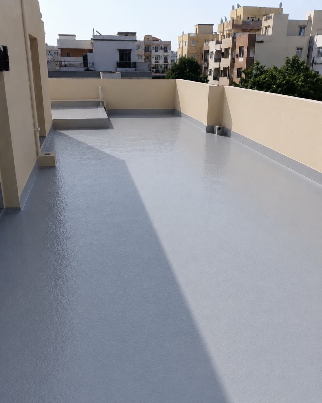 Terrace after protective coating in Manikonda Hyderabad