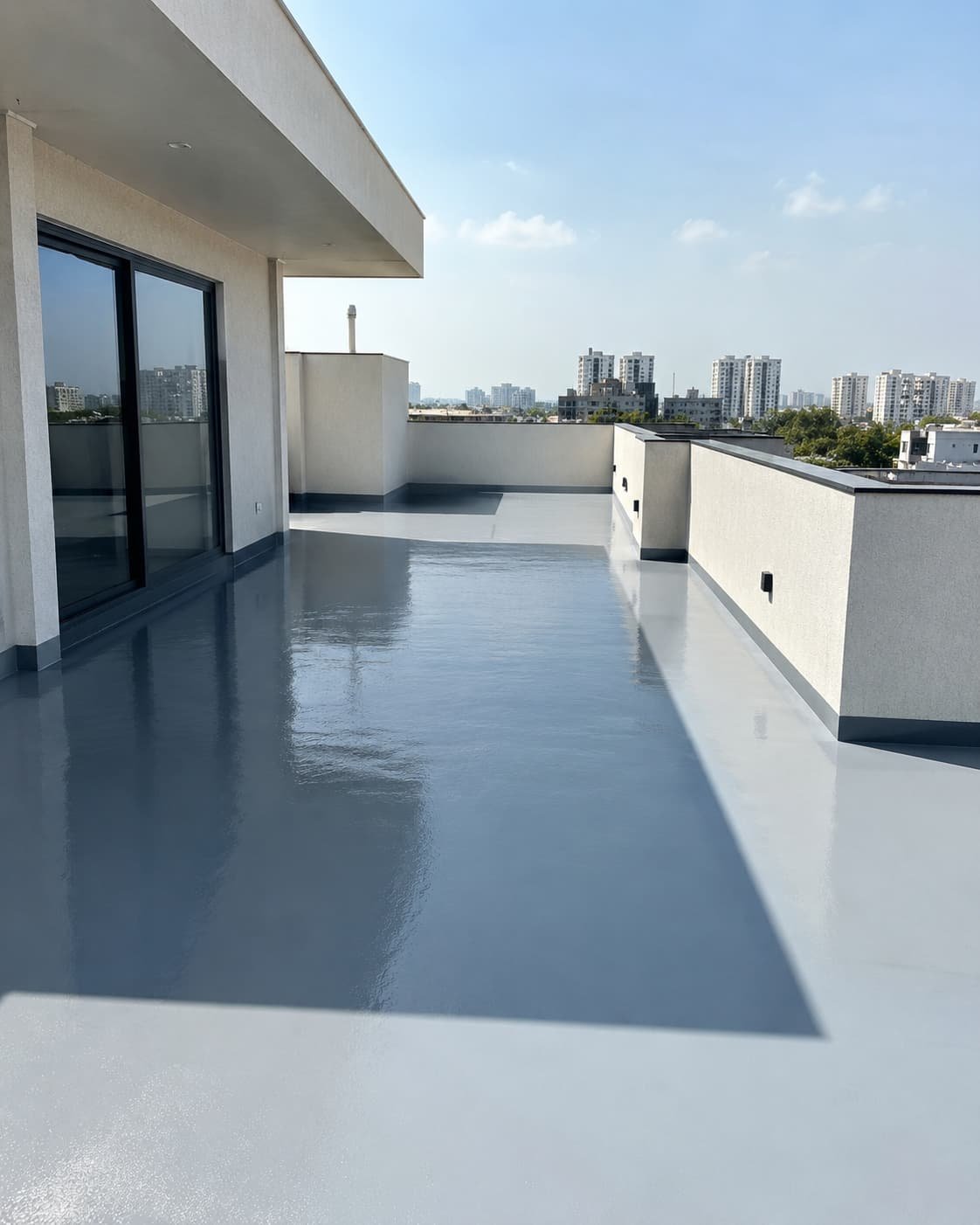Terrace waterproofing work in Attapur Hyderabad